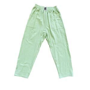 Stay Real Design By Barred 1980 Long Light Weight Size 2 Green Stretch Vintage